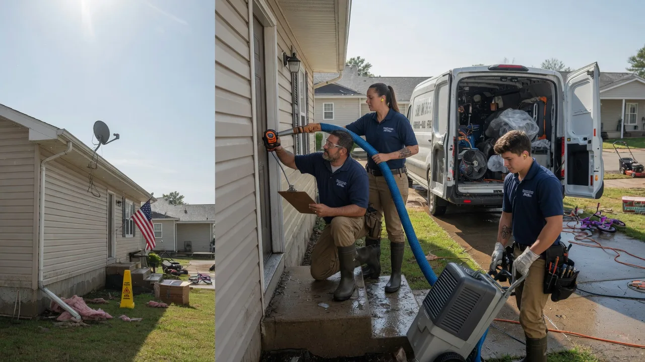Ceiling Water Damage Restoration in Temple, PA near me